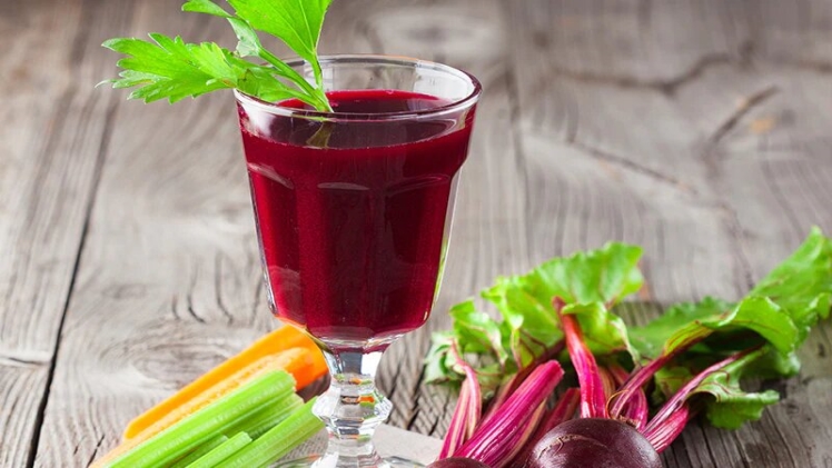 Green meets Red A Nutrient Packed Beet Celery Concoction